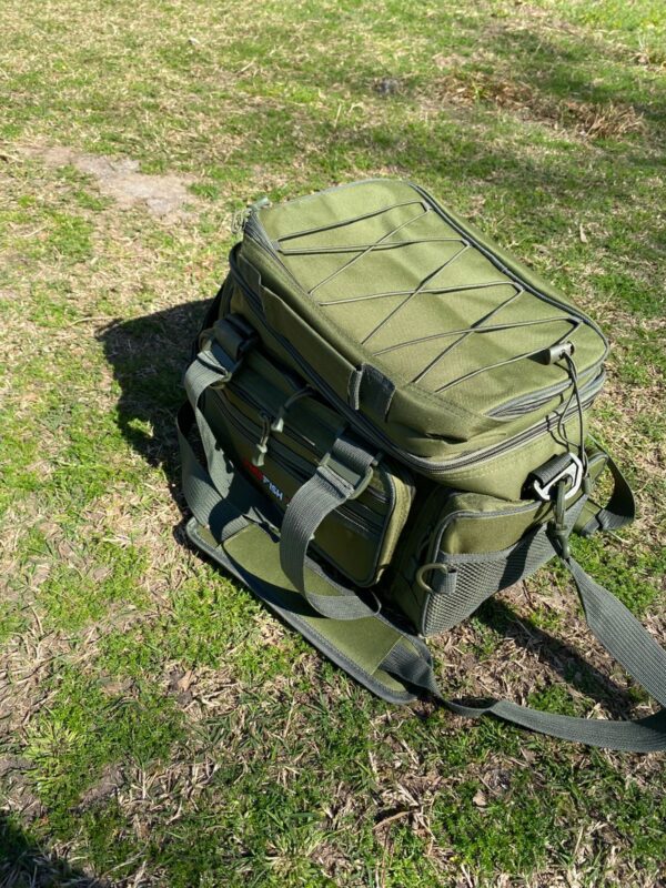 Bolso De Pesca Redfish Mas Porta Reels Color Verde - Image 3