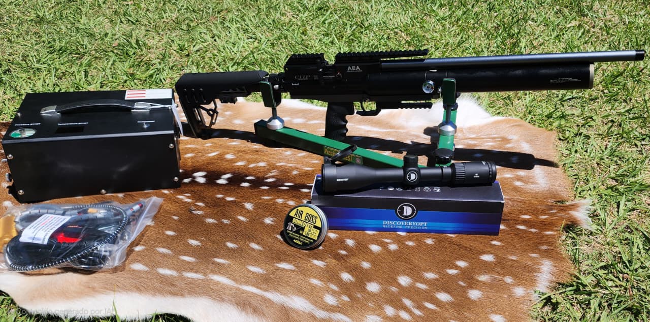 COMBO 3: AEA Challenger Pro 7,62+CompresorGP+Mira+Balines - Image 3