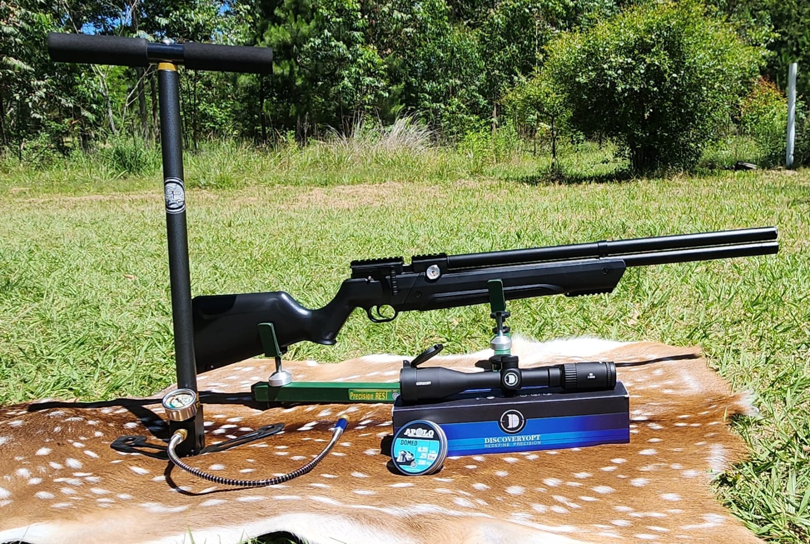 COMBO 2: R2 6,35+Inflador+Mira Discovery+Balines - Image 3