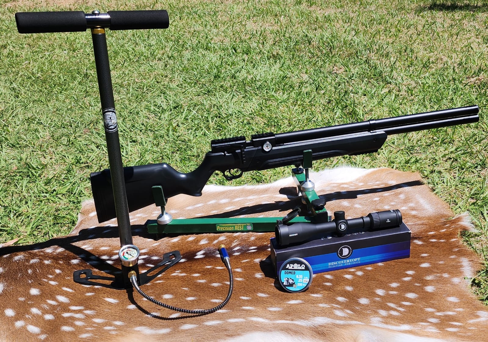 COMBO 2: R2 6,35+Inflador+Mira Discovery+Balines - Image 4