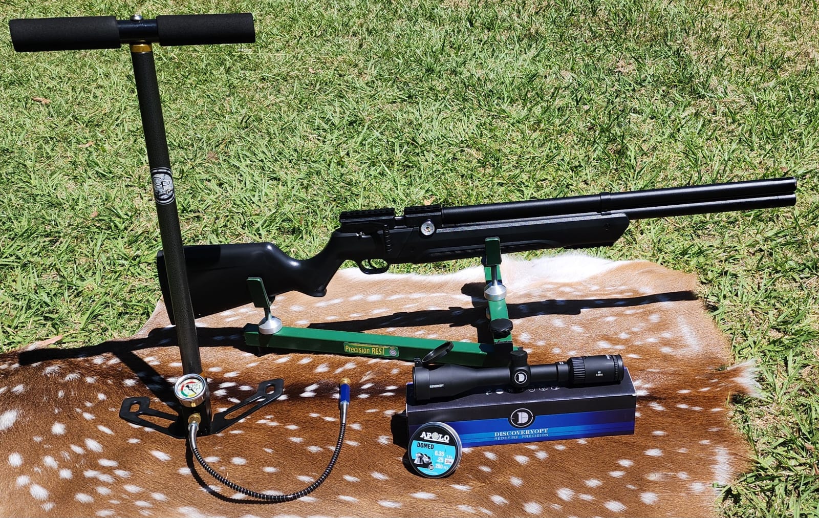 COMBO 2: R2 6,35+Inflador+Mira Discovery+Balines - Image 2