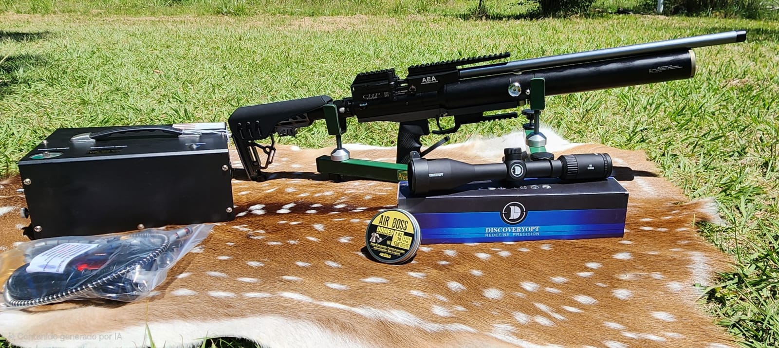 COMBO 3: AEA Challenger Pro 7,62+CompresorGP+Mira+Balines - Image 2