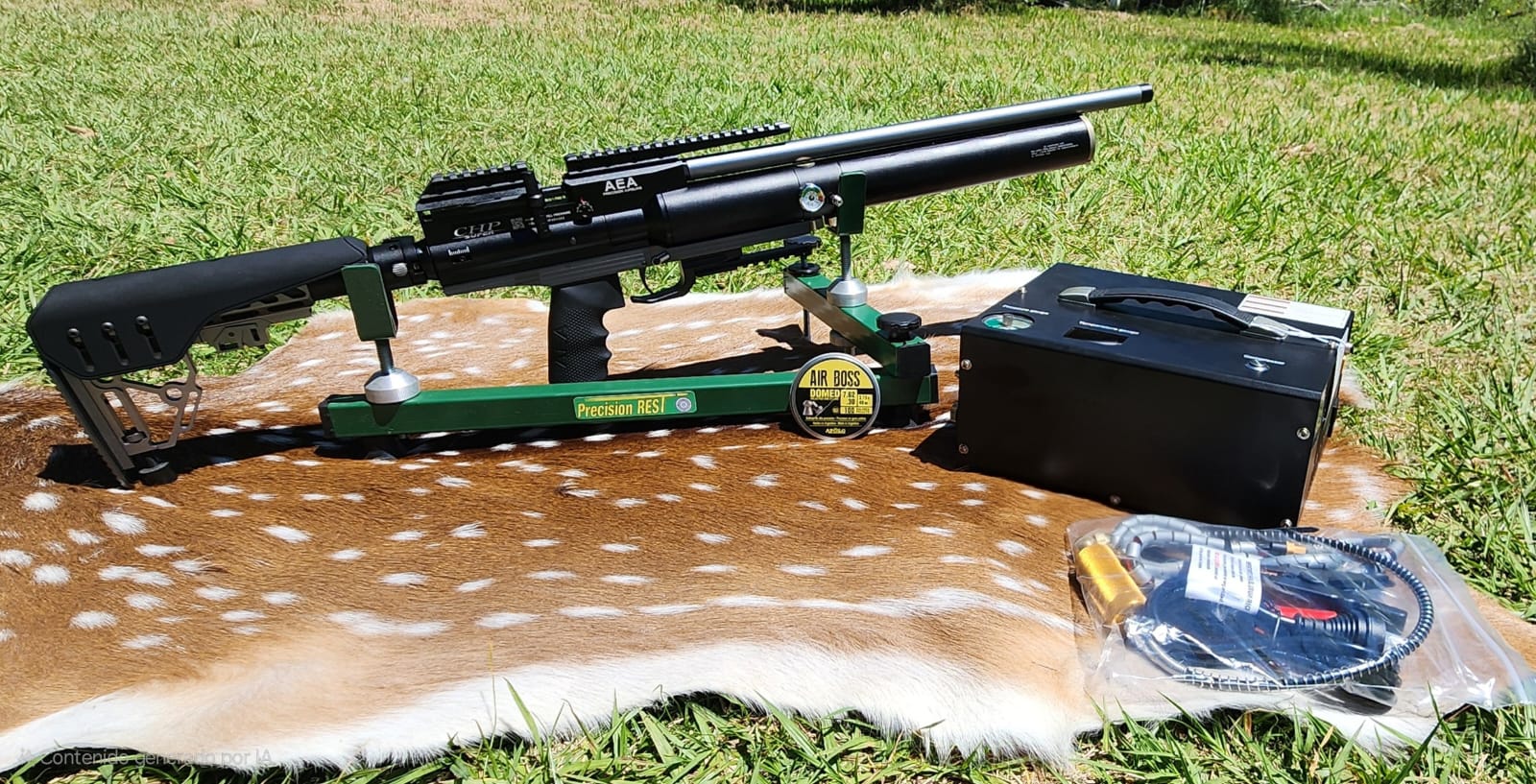 COMBO 3: AEA Challenger Pro 7,62+Compresor GP+Balines (SIN MIRA) - Image 2